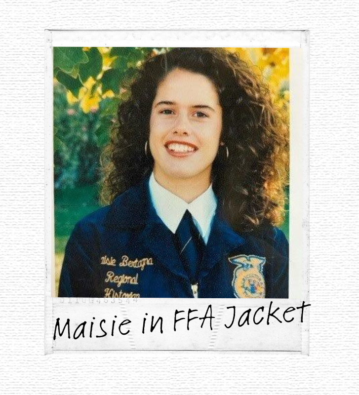 Maisie Jane in FFA Jacket in 1993/94