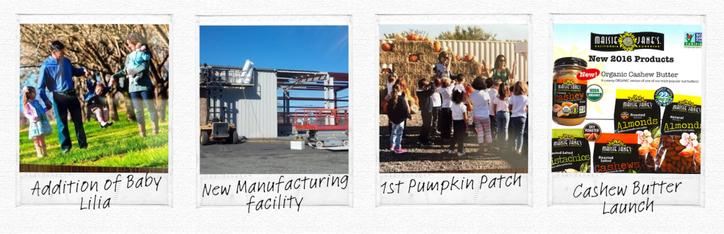 Welcome baby Lilia, Maisie's New Manufacturing Facility, their 1st pumpkin patch, and cashew butter