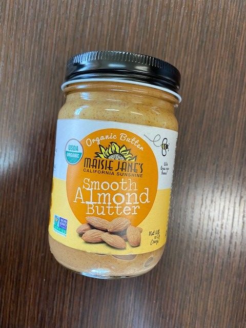 Maisie Jane's Organic Smooth Almond Butter Non-GMO USDA Organic