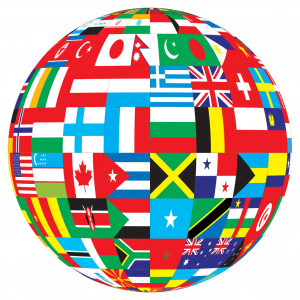 Flags of the World Globe