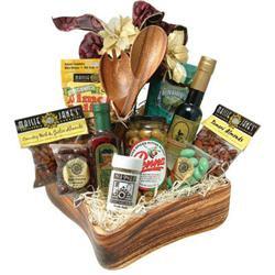 Salad Bowl Basket Dishes Up an Elegant Gift with Unique Flavors