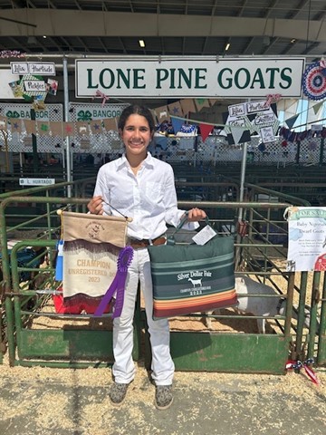 Winning with the Dairy Goats: Lilia Hurtado