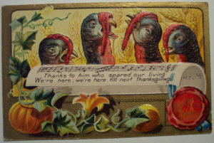 Vintage Vegetarian Thanksgiving Card