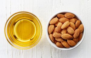 almond oil and almonds