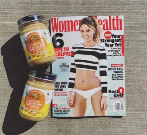Maisie Jane's Cashew Butter with Women's Health Magazine