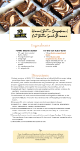 Maisie Jane's Almond Butter Gingerbread Nut Butter Swirl Brownies Cookies Recipe