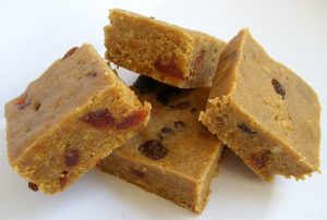 Cashew Butter Maple Fudge with Dried Fruit