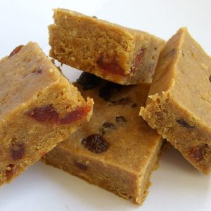 Cashew Butter Maple Fudge with Dried Fruit