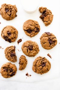 Almond Butter Chocolate Chip Cookies
