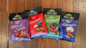 Maisie Janes almond flavored nut snack packs