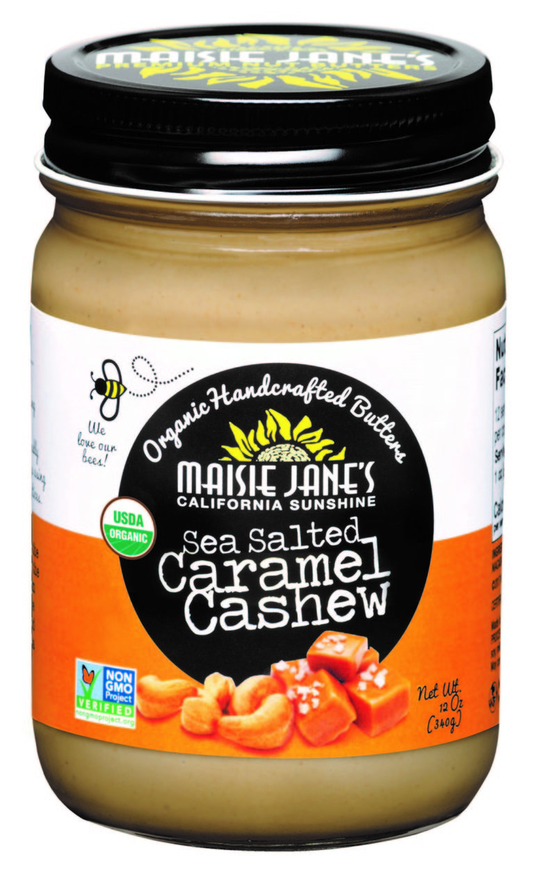 Organic Sea Salt Caramel Cashew Butter Maisie Jane's