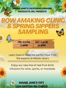 Bow Making Clinic Flyer