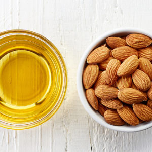 almond oil and almonds