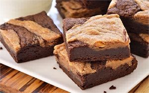 Almond Cheesecake Swirl Brownies