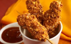 Almond Chicken Kebabs