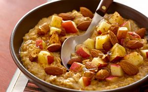 apple almond oatmeal
